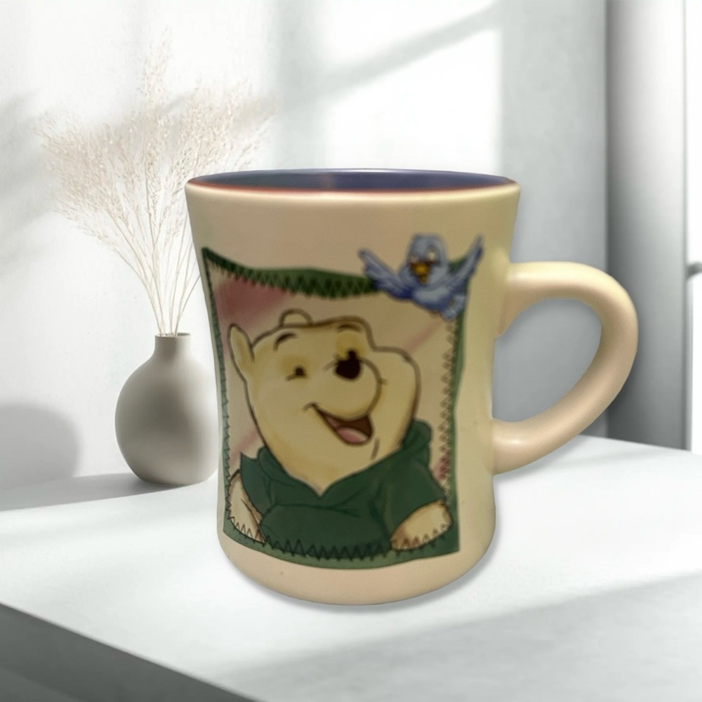 Disney Cream and Green Winnie the Pooh Mug